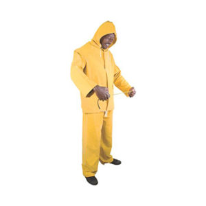 Rain Suit - Yellow Rubberised